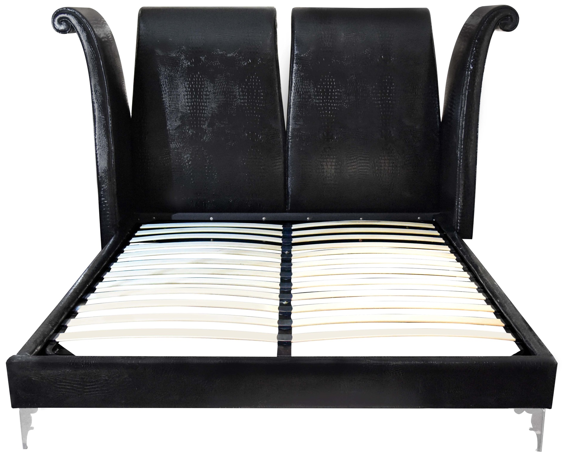 King/Queen Bed Excl. Mattress